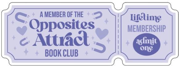 Book Club Ticket Stickers