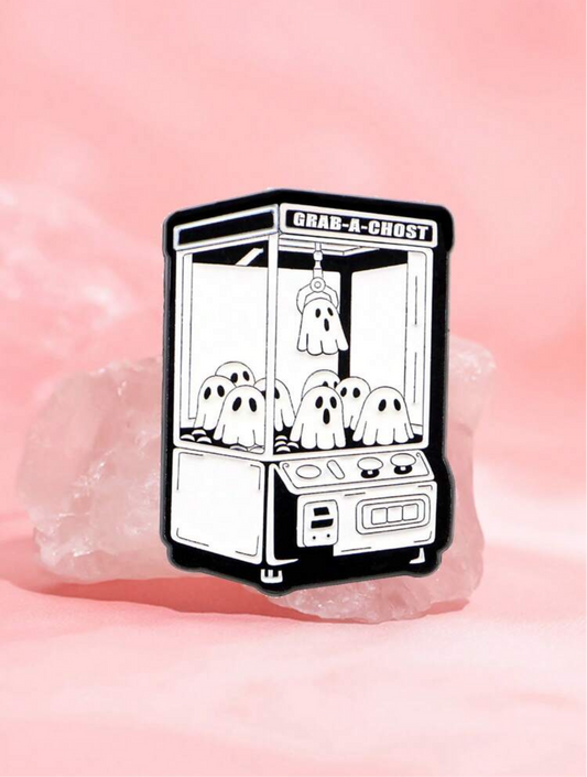 Ghost Claw Machine Pin