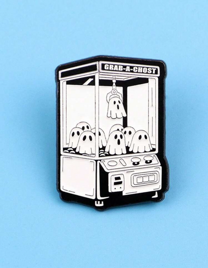 Ghost Claw Machine Pin
