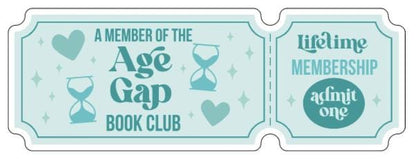 Book Club Ticket Stickers