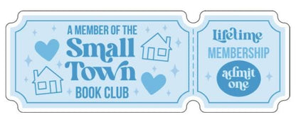 Book Club Ticket Stickers