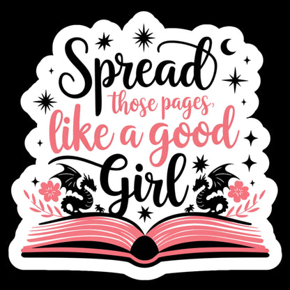 Spread those pages sticker