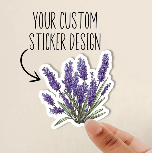 Custom Waterproof Vinyl Stickers: Personalized Logo, Photo, or Text