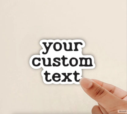 Custom Waterproof Vinyl Stickers: Personalized Logo, Photo, or Text